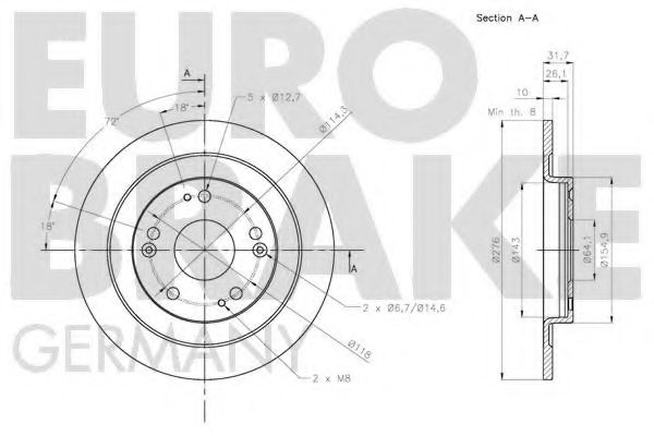 Disc frana 3