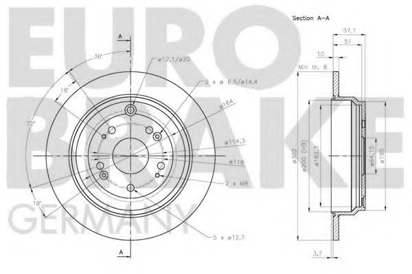 Disc frana 3