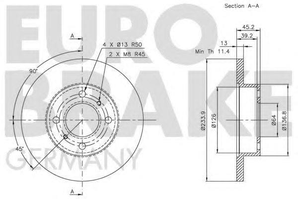 Disc frana 3