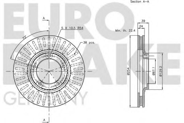 Disc frana 3
