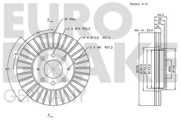 Disc frana 3