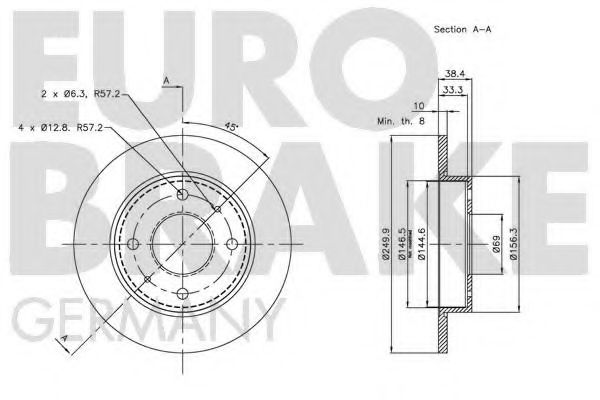 Disc frana 3