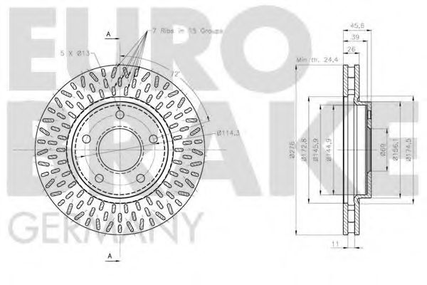 Disc frana 3