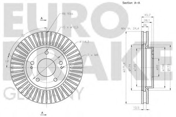 Disc frana 3