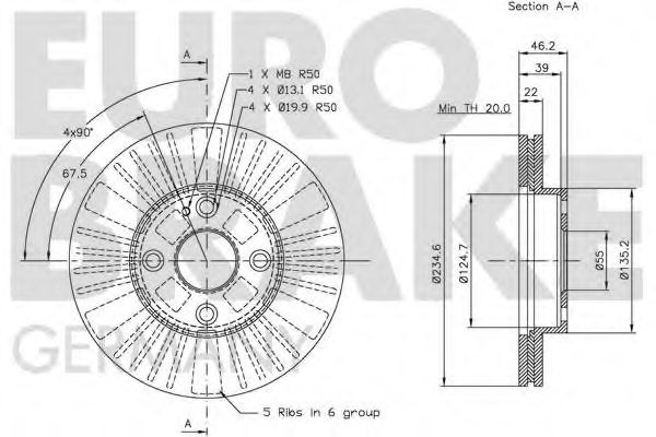 Disc frana 3