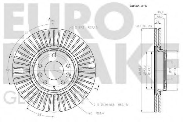 Disc frana 3