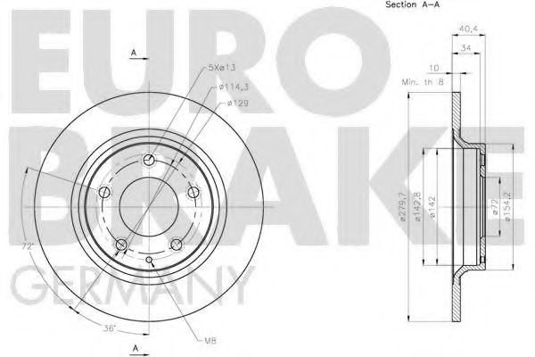 Disc frana 3