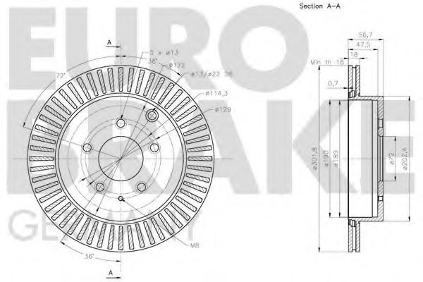 Disc frana 3