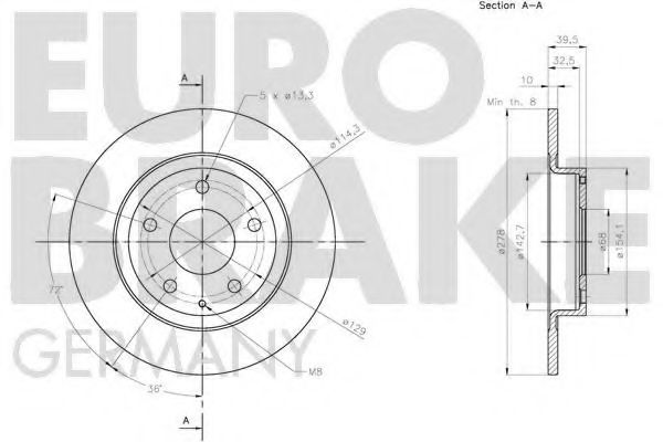 Disc frana 3
