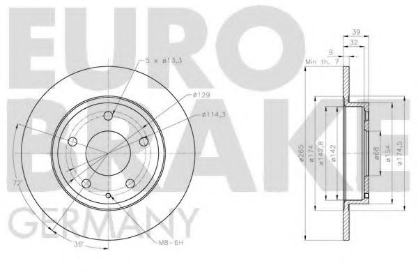 Disc frana 3