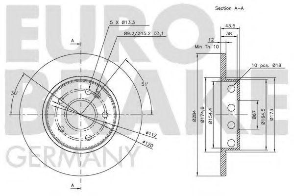 Disc frana 3