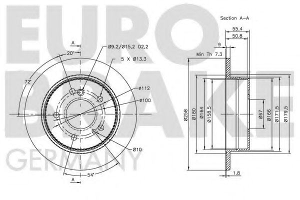 Disc frana 3