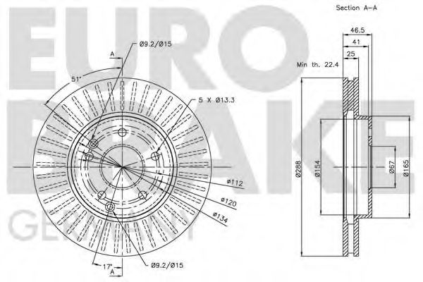 Disc frana 3