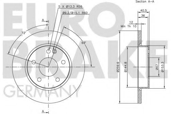 Disc frana 3