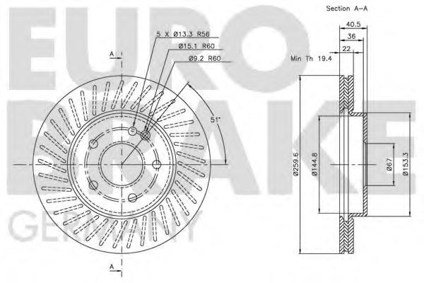 Disc frana 3