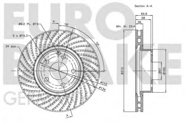 Disc frana 3