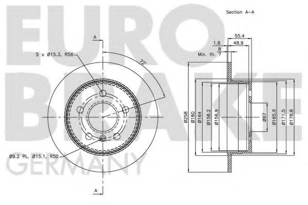 Disc frana 3