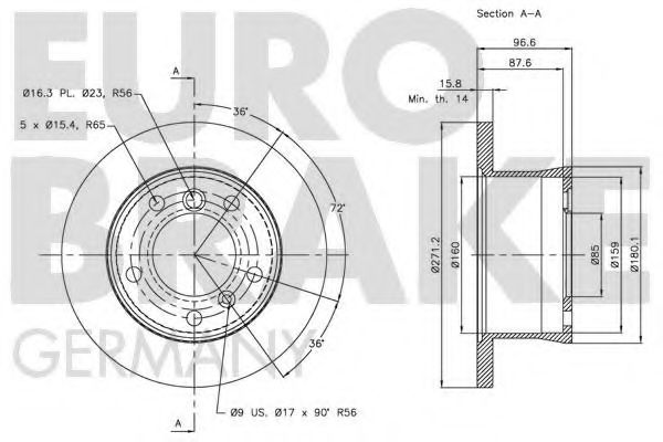 Disc frana 3