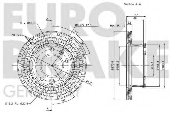 Disc frana 3