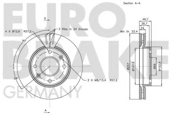 Disc frana 3
