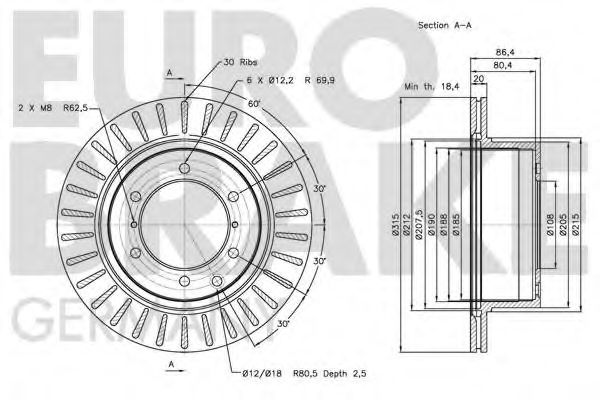 Disc frana 3