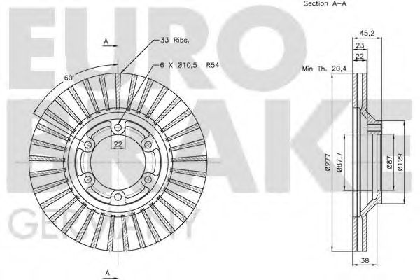 Disc frana 3