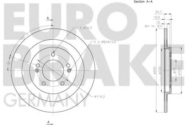 Disc frana 3