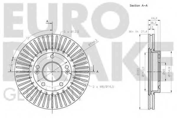 Disc frana 3
