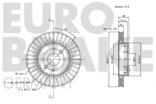 Disc frana 3