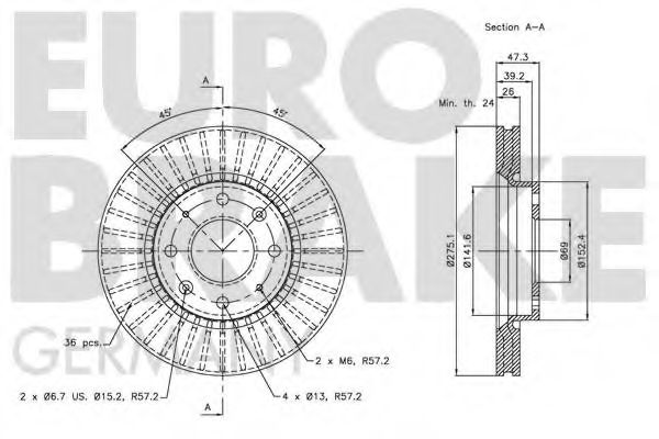Disc frana 3