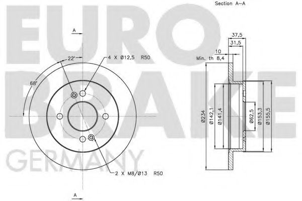 Disc frana 3