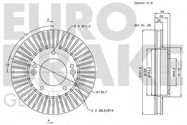 Disc frana 3