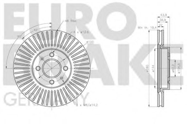 Disc frana 3