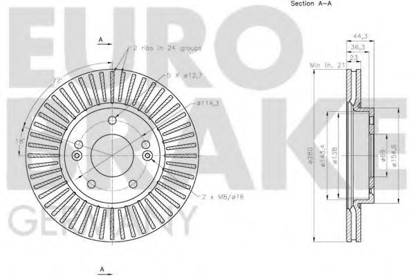 Disc frana 3
