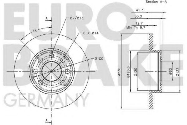 Disc frana 3