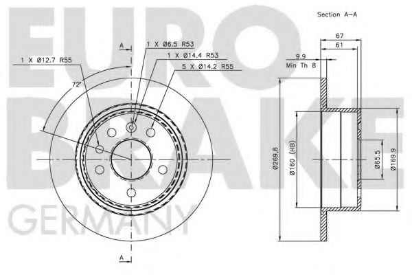Disc frana 3