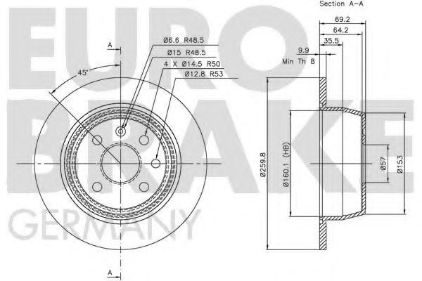 Disc frana 3