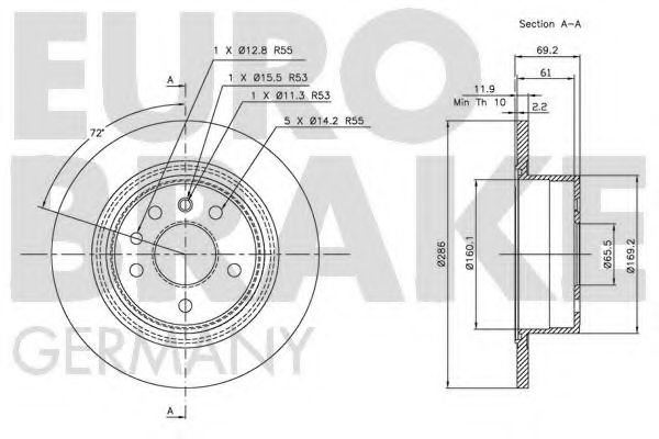Disc frana 3
