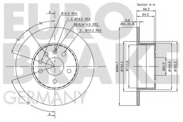 Disc frana 3