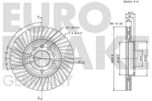 Disc frana 3