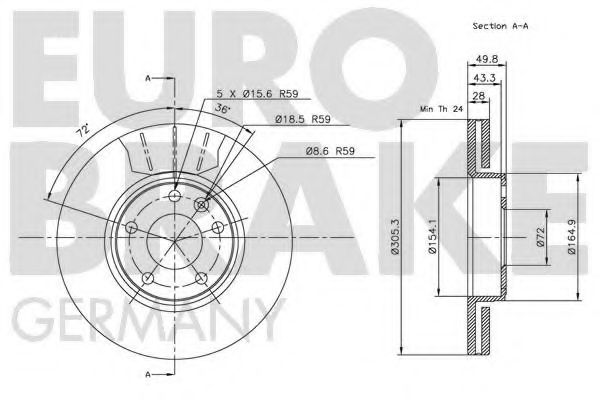 Disc frana 3