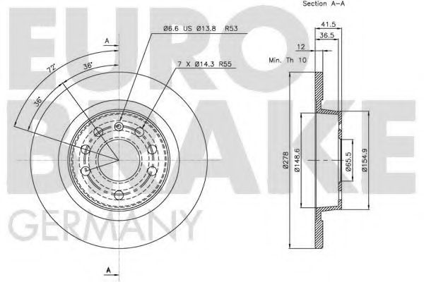 Disc frana 3