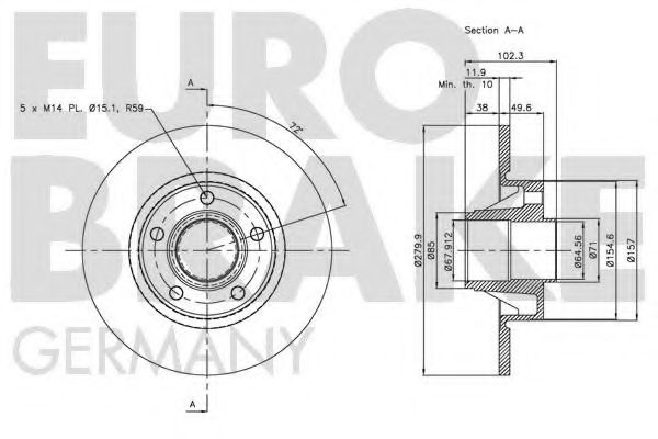 Disc frana 3