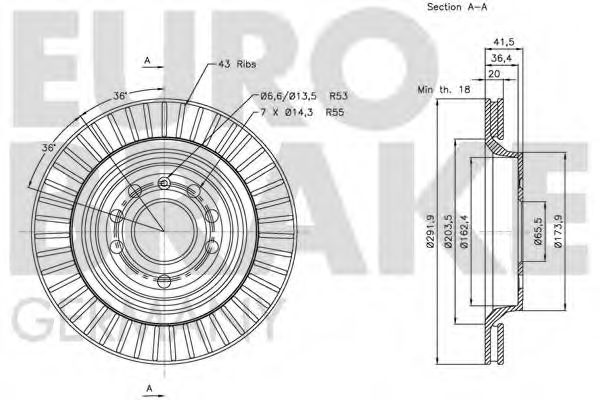 Disc frana 3