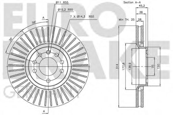 Disc frana 3