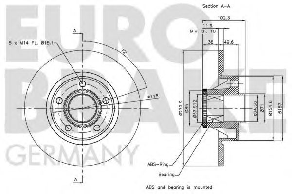 Disc frana 3