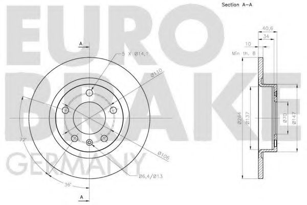 Disc frana 3