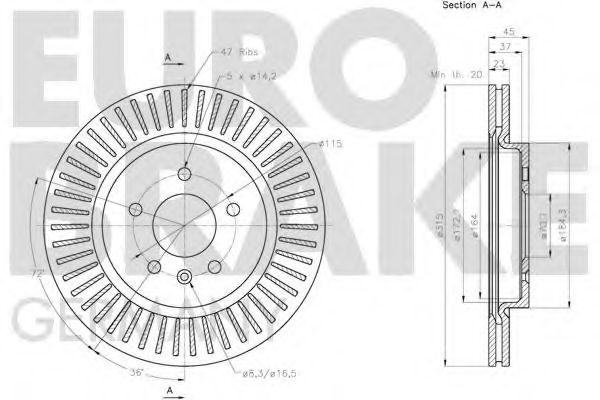 Disc frana 3
