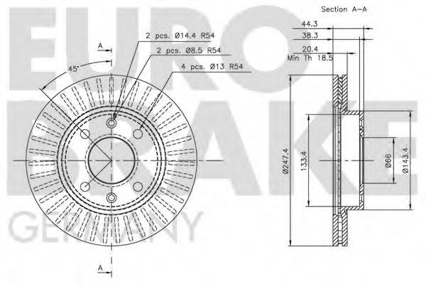 Disc frana 2