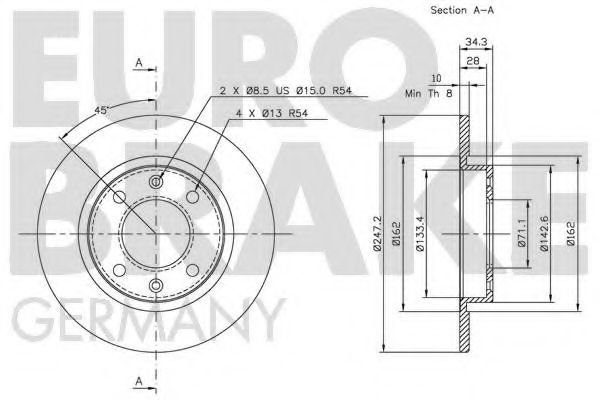Disc frana 3